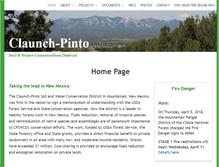 Tablet Screenshot of claunchpinto.org